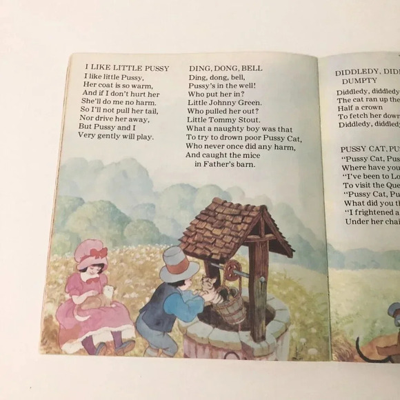 Vtg 1972 The Hildebrandt Mother  Goose Platt and Munk Softcover Book - Picture 13 of 16